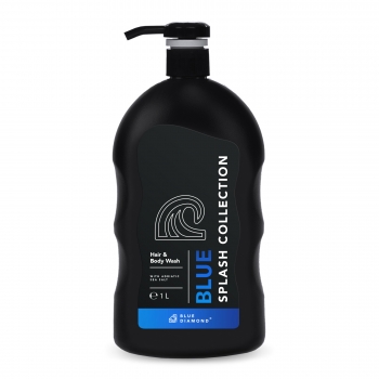 Shampoo agus cithfholcadh glóthach 2 i 1 le salann ón Adriatic - BLUE SPLASH COLLECTION